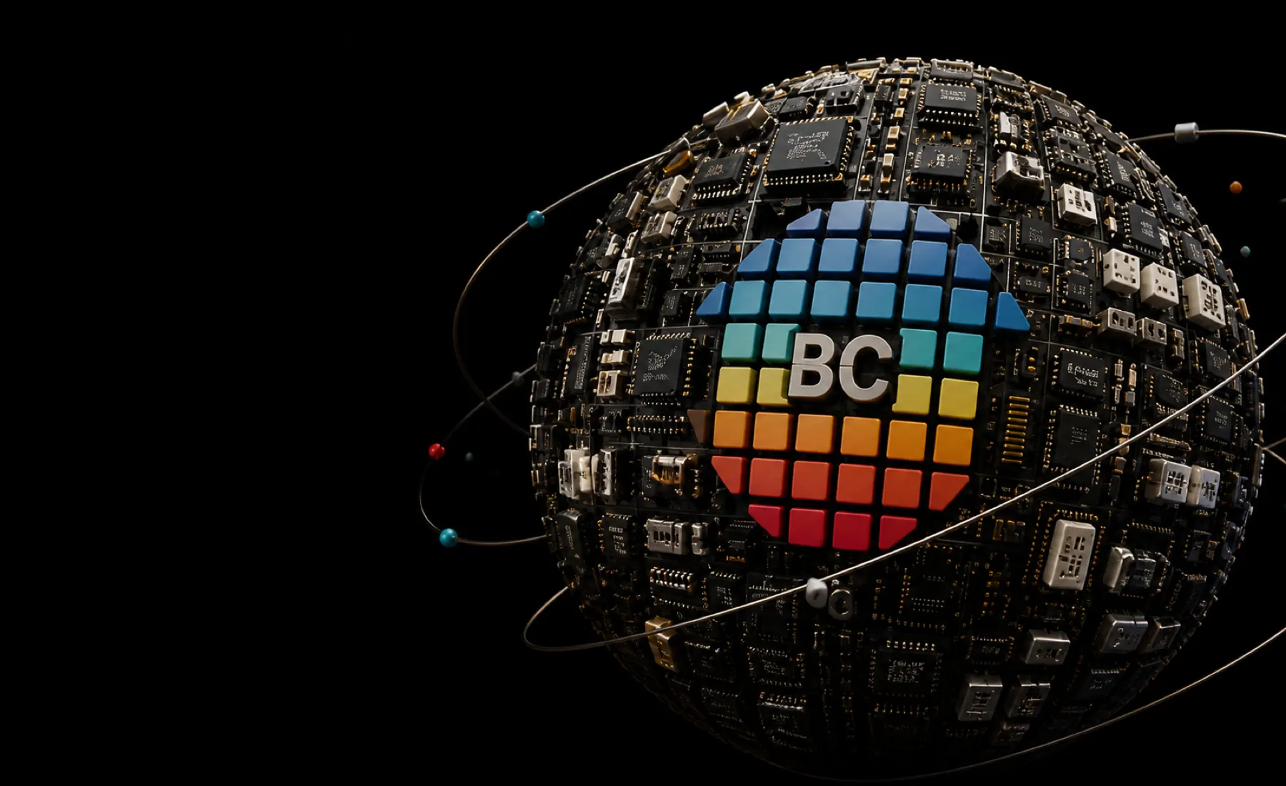 Electronic component globe featuring the Best Cooperation mark